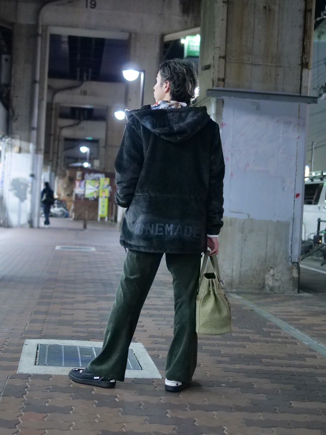 【コーデュロイパンツ】立体裁断パンツ / CORDUROY/ ブラック / Made In Japan / 日本製 / 国産