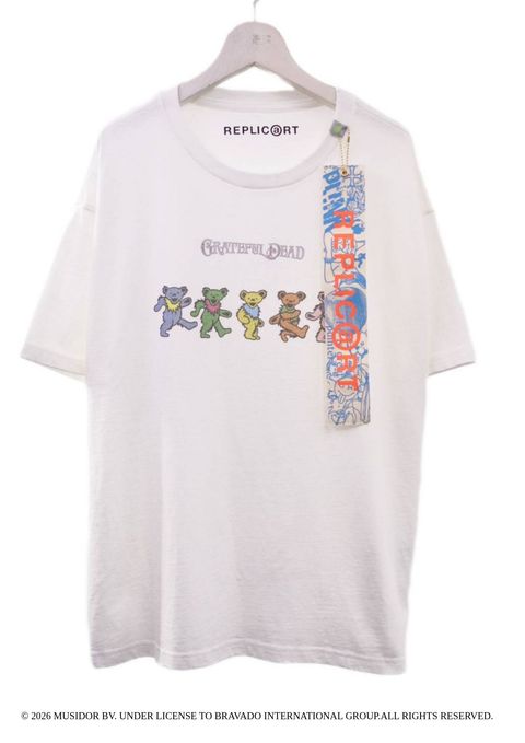 【グレイトフルデッド】 RP-GD-003 / Grateful Dead Tシャツ /  WHITE / ユニセックス