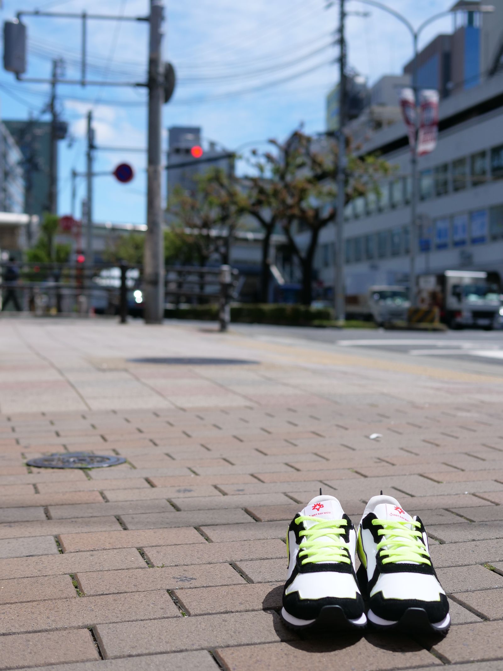 JET-M  / WHT×YEL×BLK /ローカットスニーカー「スウェード×ナイロン×レザーの異素材コンビネーション」