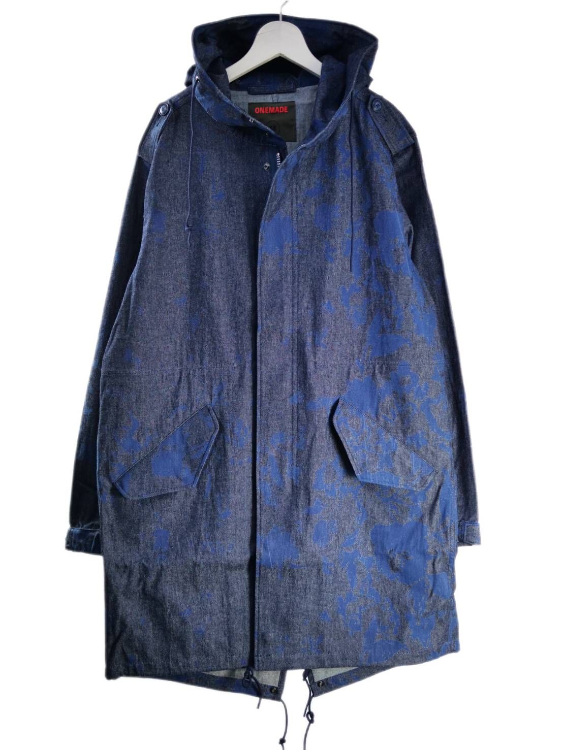 刺繍入り モッズコート PEANUTS SNOOPY × LOWBLOW KNUCKLE コラボ[ FLYNG ACE ] 刺繍 ワッペン