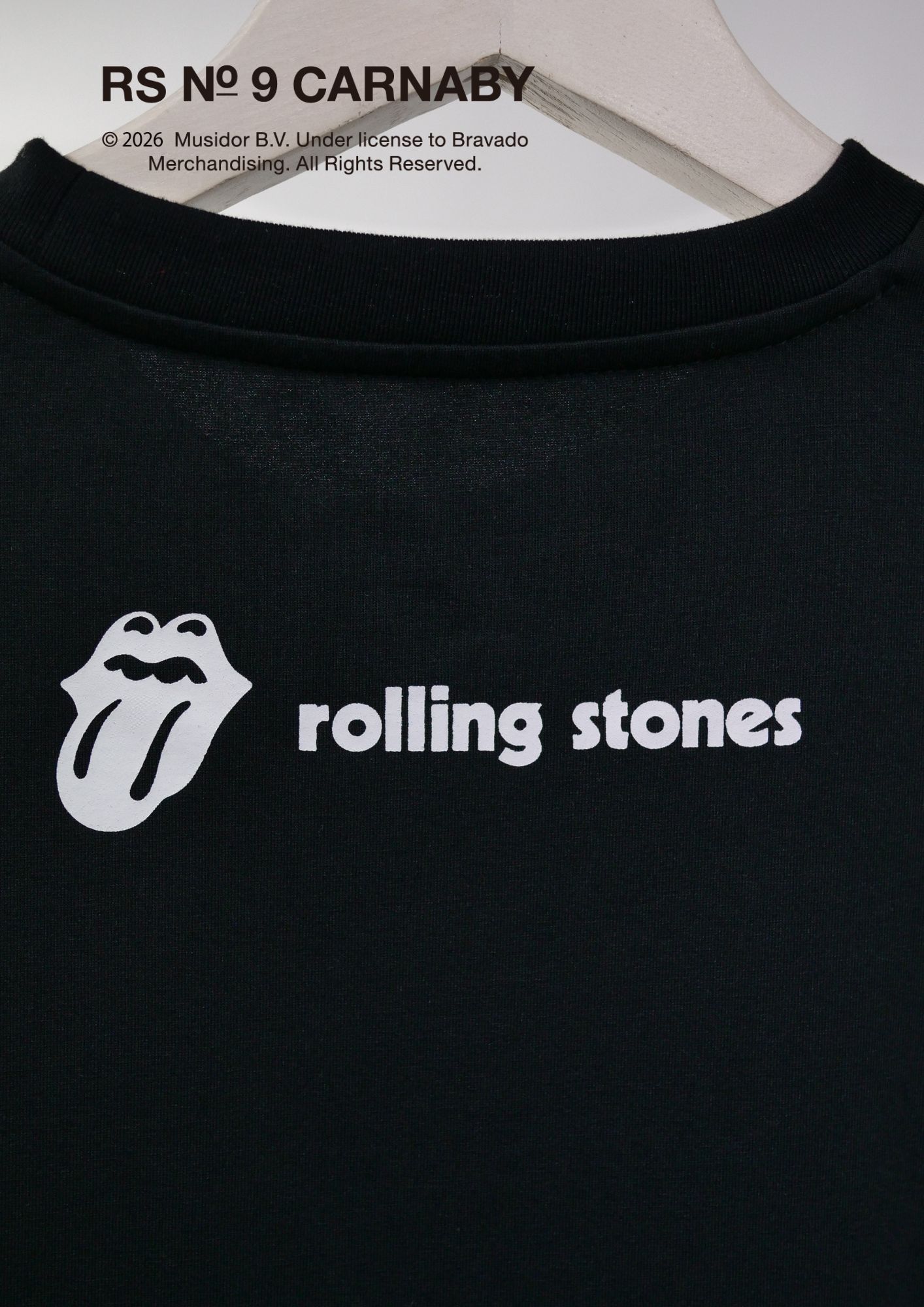 【The Rolling Stones×TRIPPY MIKIO ART】TR-158 / 3DTシャツ / BLACK / ロンT / ユニセックス