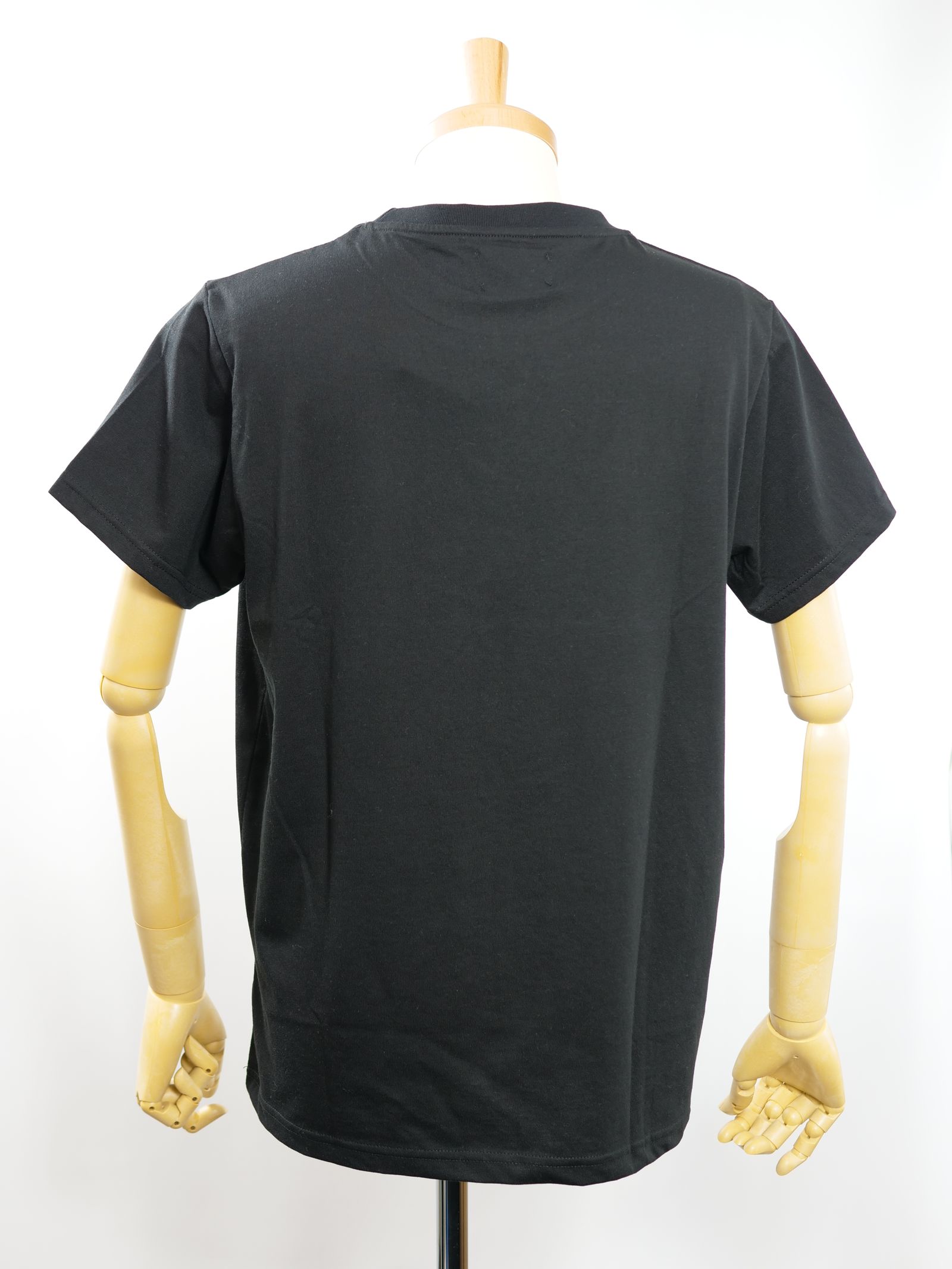 T SHIRT-PARIS COLORS- BLACK  /メゾン パリ フランス /  トリコロール / ストレッチコットン