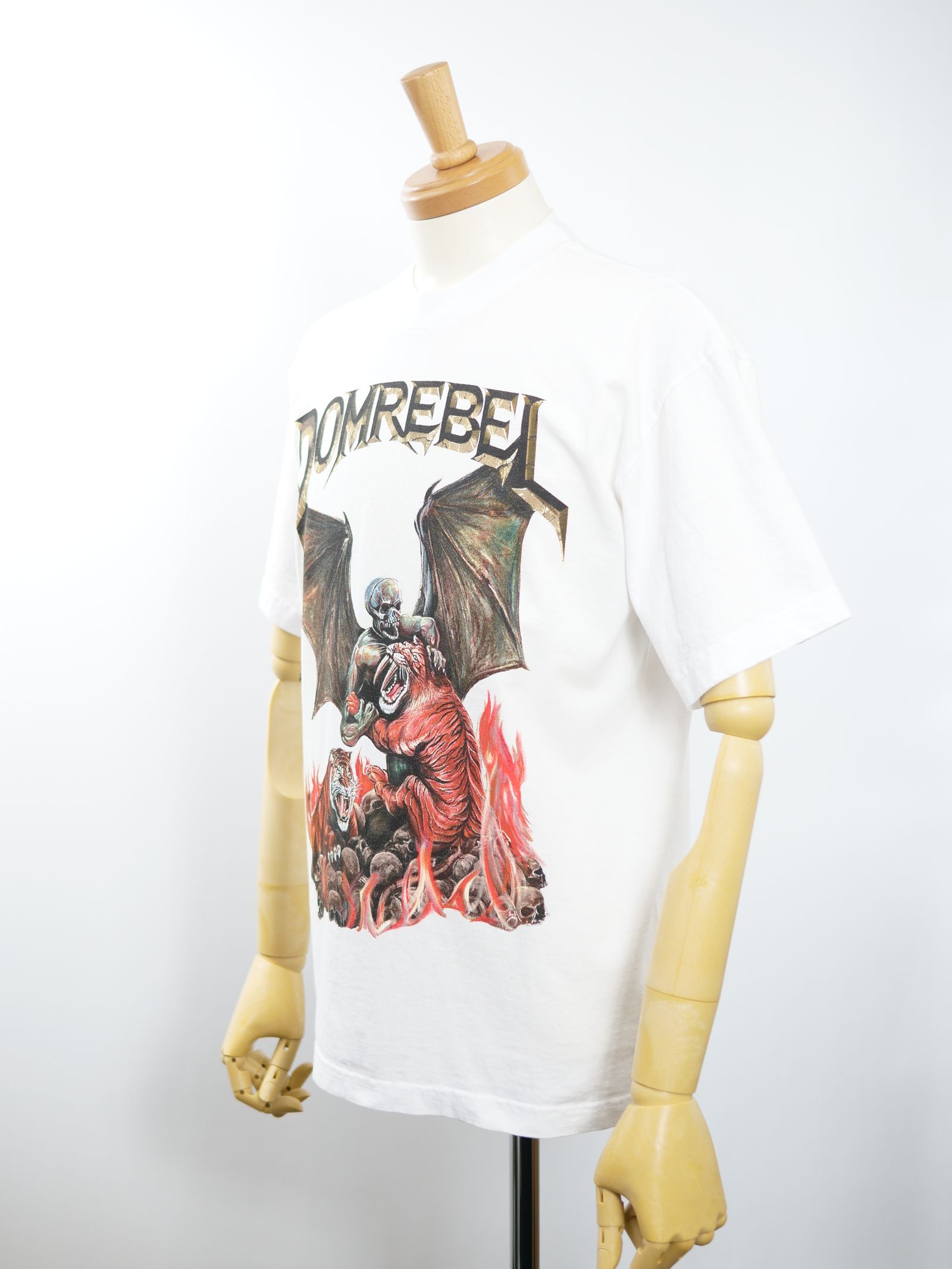 BATTLE BOX T SHIRT / WHITE / 白色 / オーバーサイズ  / USA産コットン / ヘビーオンス /厚手