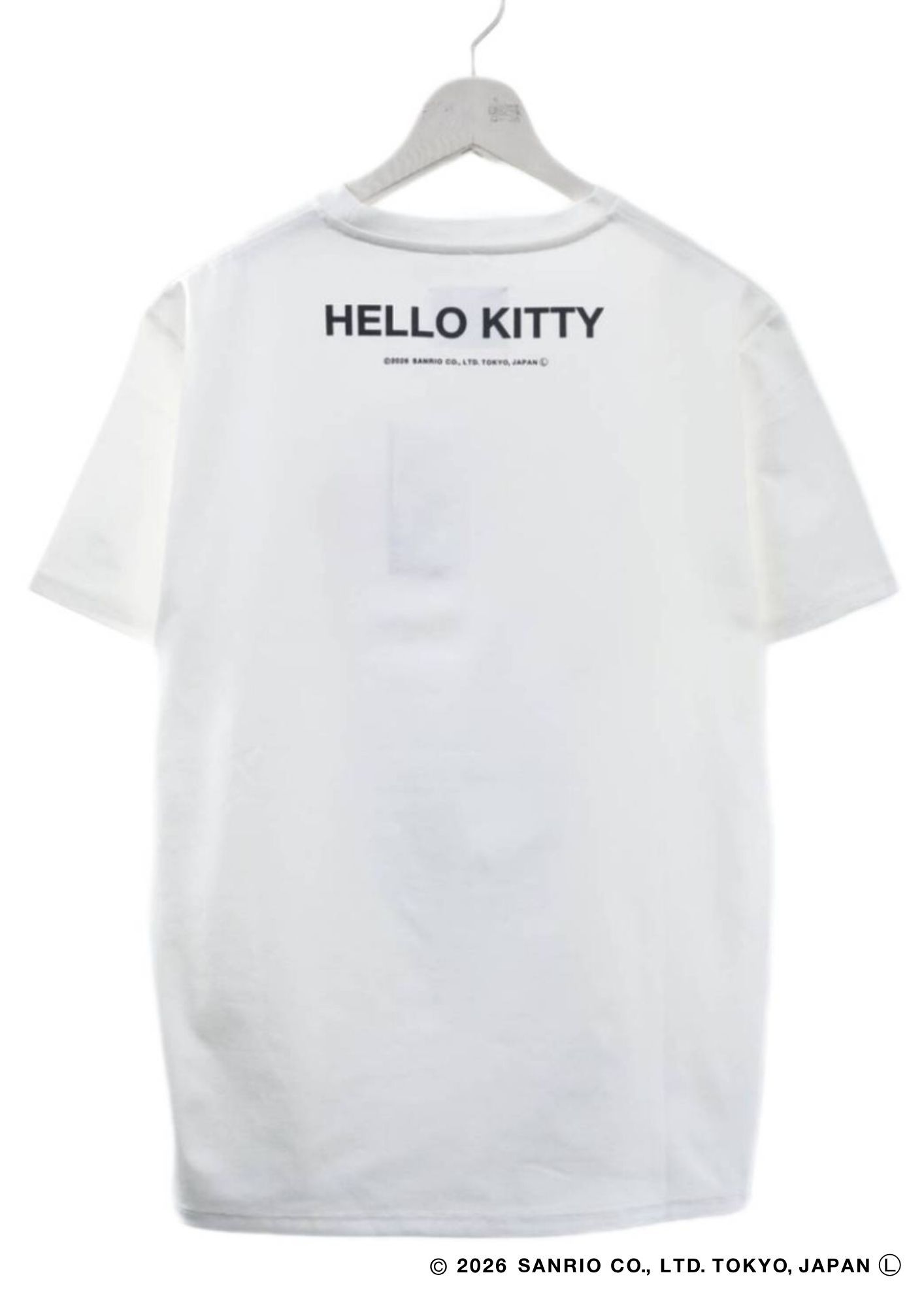 【HELLO KITTY デザイン】TR-095 アートTシャツ / サンリオキャラクターコラボ / WHITE / ユニセックス
