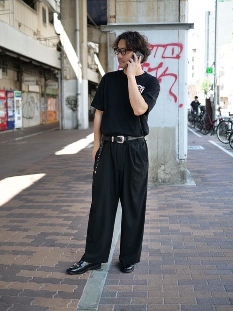 大人は和柄でも「モード」な着こなしに！！