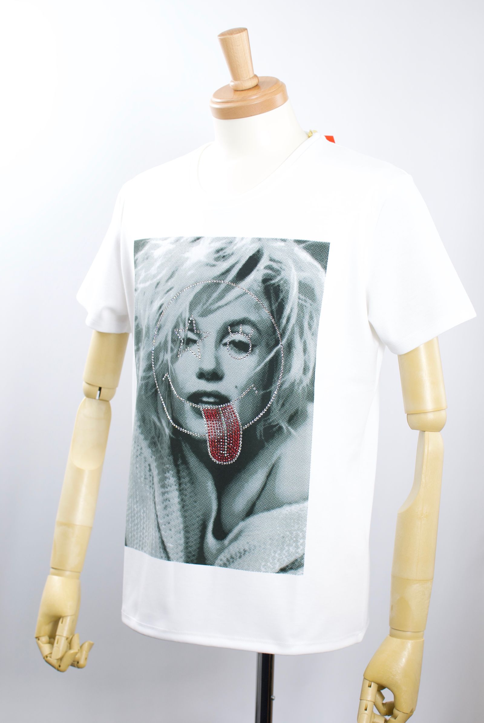CONE-004 ONEMADE×Capana (コラボアイテム) スワロフスキー  / アートTシャツ