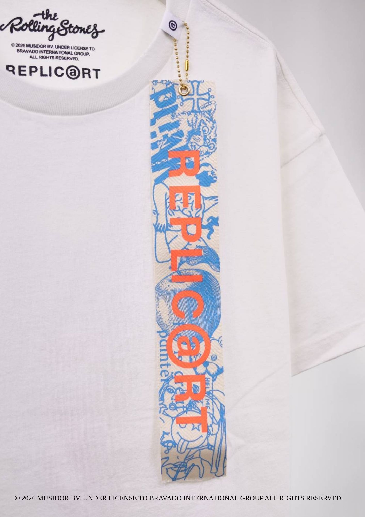 【ローリングストーンズ】 RP-RS-003 / The Rolling Stone Tシャツ / WHITE / ユニセックス