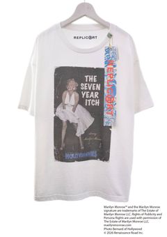 【マリリンモンロー】 RP-MM-001 / Marilyn Monroe Tシャツ / WHITE / ユニセックス