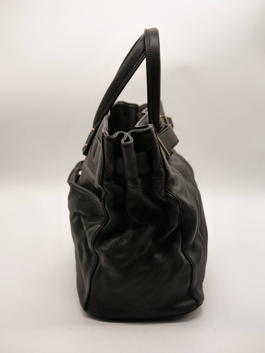 【M.U.L/ エムユーエル】姫路本革（レザー） ブラック / Mサイズ / 日本製 / Made in Japan /トートBag / メンズ レディース 兼用 UNISEX