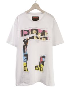 【パッチワークで表現】 Art Tシャツ / 100％コットン / WHITE / アートブランド / ユニセックス