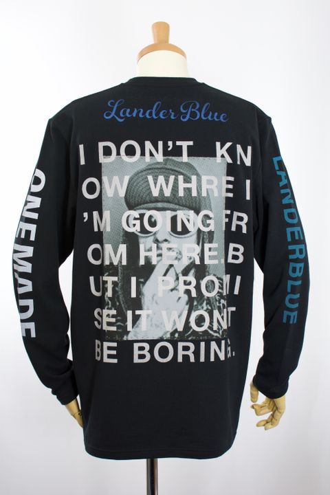 ONEMADE×LANDERBLUE「別注」ONE-710 /  XLサイズ / ロングTシャツ / HAND MADE / MAXSIX /MIKIO SUZUKI