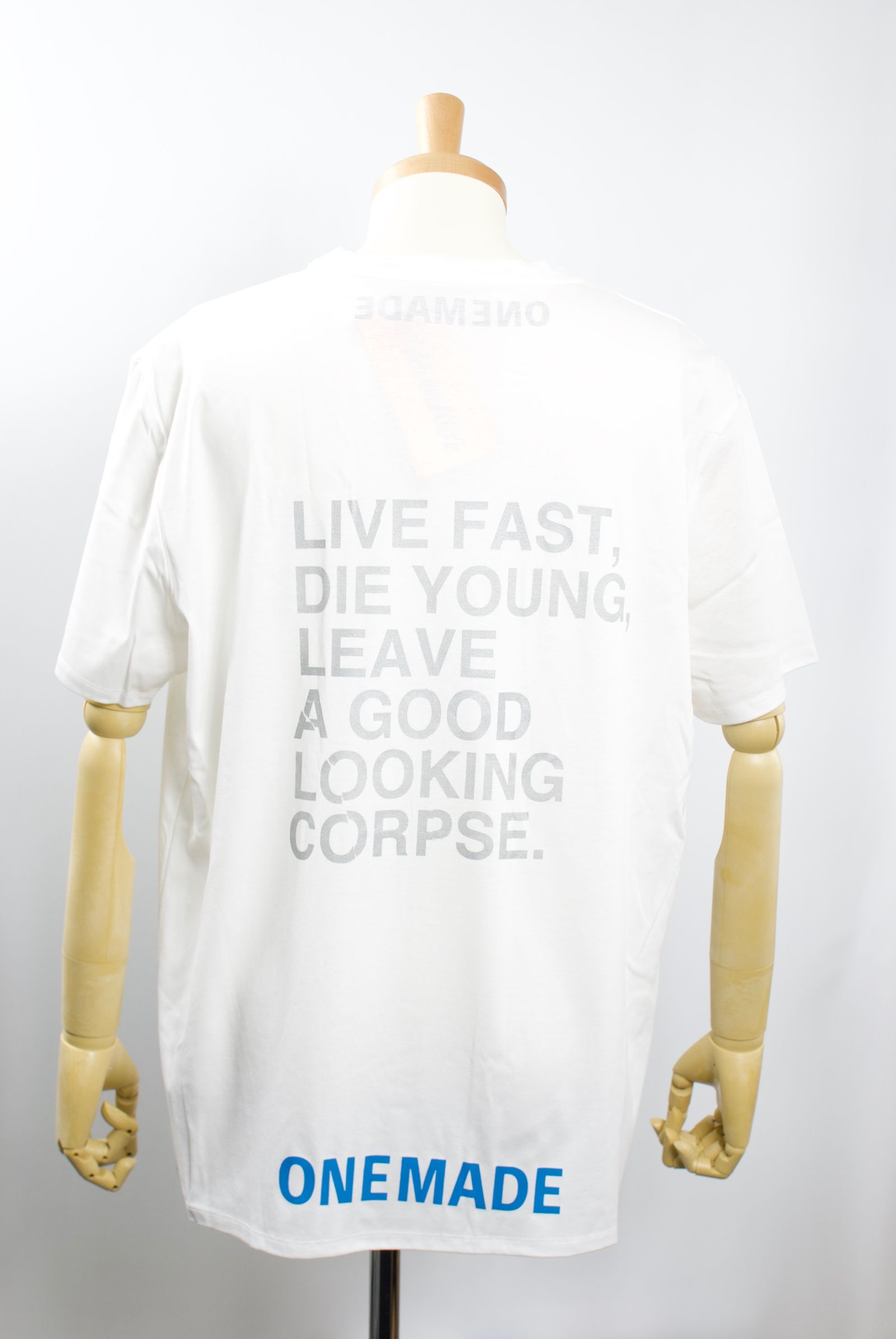 ONE-694 ZULUCKY  50サイズ / ハンドメイド / LANDER BLUE 別注モデル  / 1点もの /アートTシャツ