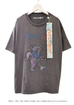 【グレイトフルデッド】 RP-GD-001 / Grateful Dead Tシャツ /  Charcoal / ユニセックス