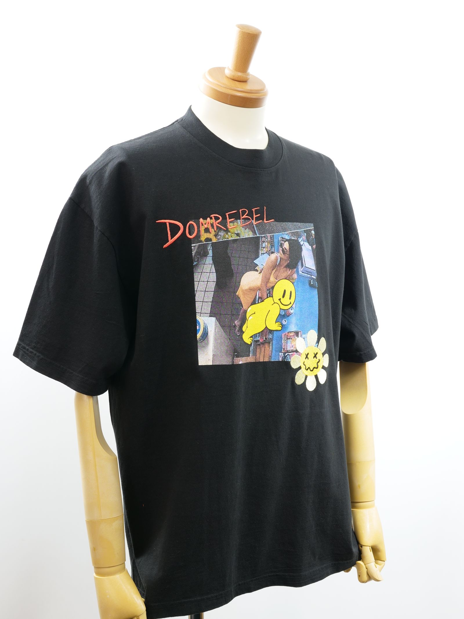 BOOTY BOX T / BLACK / 黒色 / オーバーサイズ  / USA産コットン / ヘビーオンス /厚手