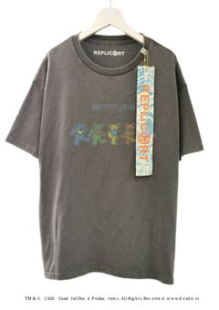【グレイトフルデッド】 RP-GD-003 / Grateful Dead Tシャツ /  Charcoal / ユニセックス