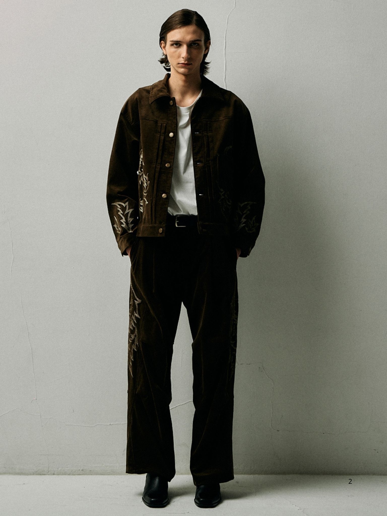 コーデュロイジャケット メンズ｜ブラウン ブルゾン｜ヴィンテージ1stディテール搭載 高品質アウター