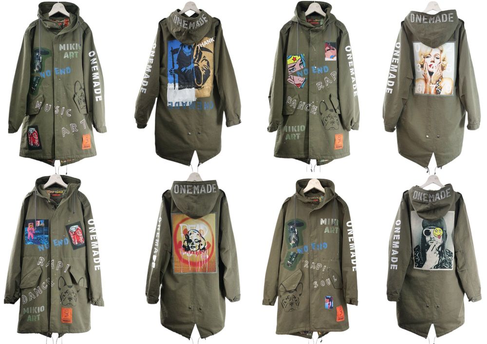 【毎年完売】画家が手がけるArtモッズコート。