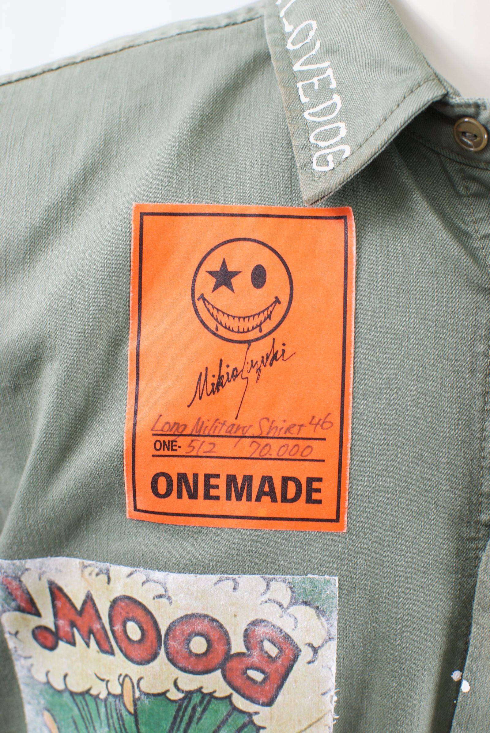 ONE MADE - ONE-512 Long Military Shirt / ミリタリーシャツ / Hand