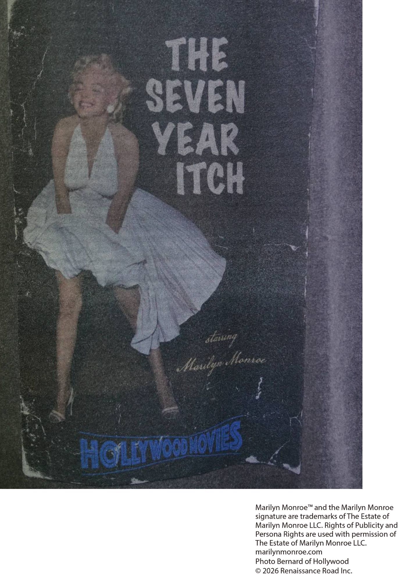 【マリリンモンロー】 RP-MM-001 / Marilyn Monroe Tシャツ / charcoal / ユニセックス / ユニセックス