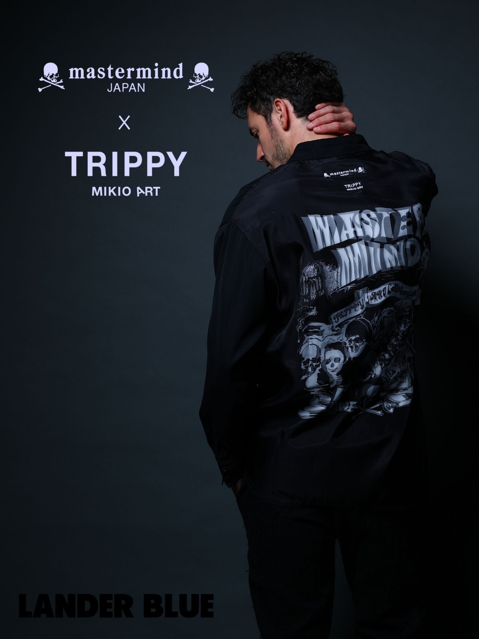 1月17日からの販売【mastermind JAPAN コラボレーション】 TRMM-4 ROCK STARS / SHIRT /BLACK/ 3Dアート/ UNISEX/