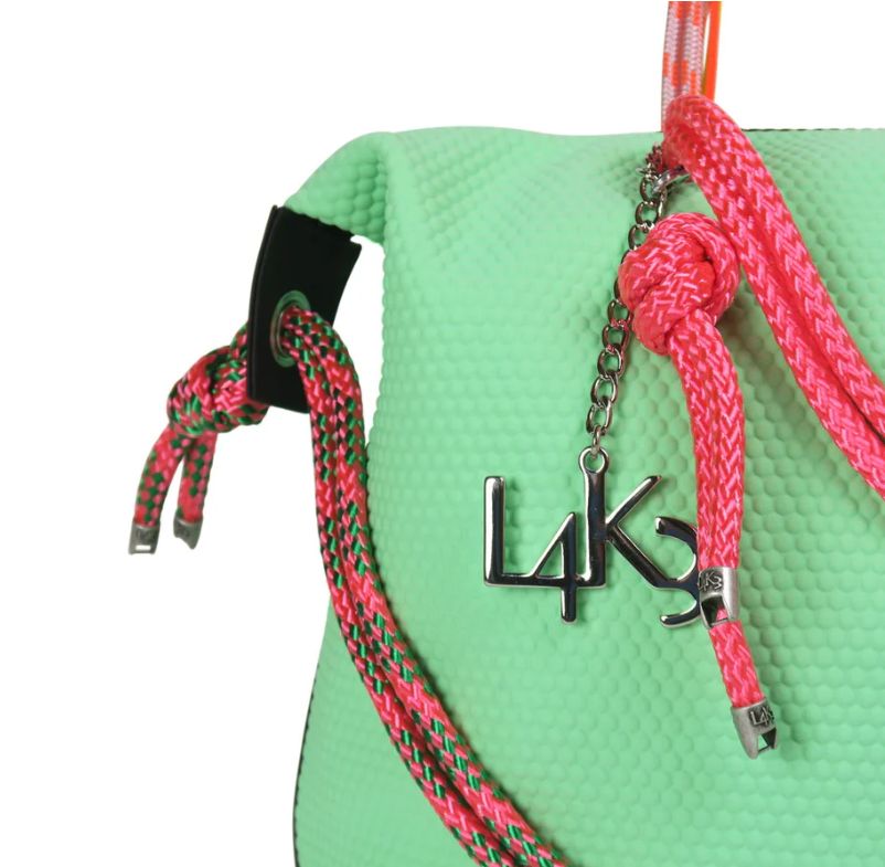 QUEEN LAKE / QL-02JP/ Mint Green 「ネオプレーン素材」「エンボス加工」雑誌連載ブランド
