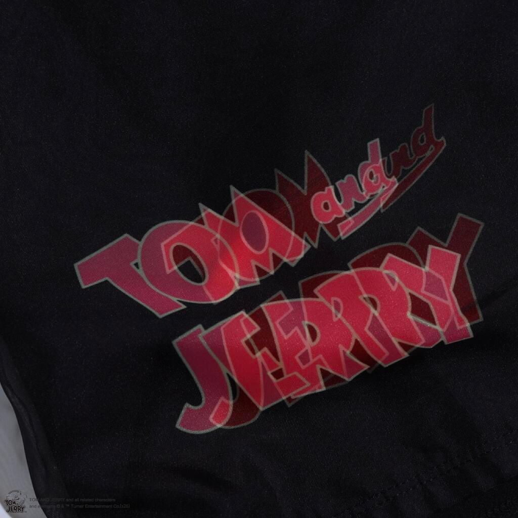 【トム&ジェリー】コラボレーション /TR-150 TOM&JERRY LOVE BLACK 3DTシャツ / ユニセックス