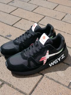 FLAG.I / ダットスニーカー「スウェード×ナイロン×レザーの異素材コンビネーション」