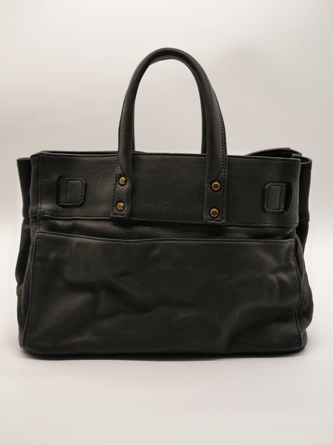 【M.U.L/ エムユーエル】姫路本革（レザー） ブラック / Sサイズ / 日本製 / Made in Japan /トートBag / メンズ レディース 兼用 UNISEX