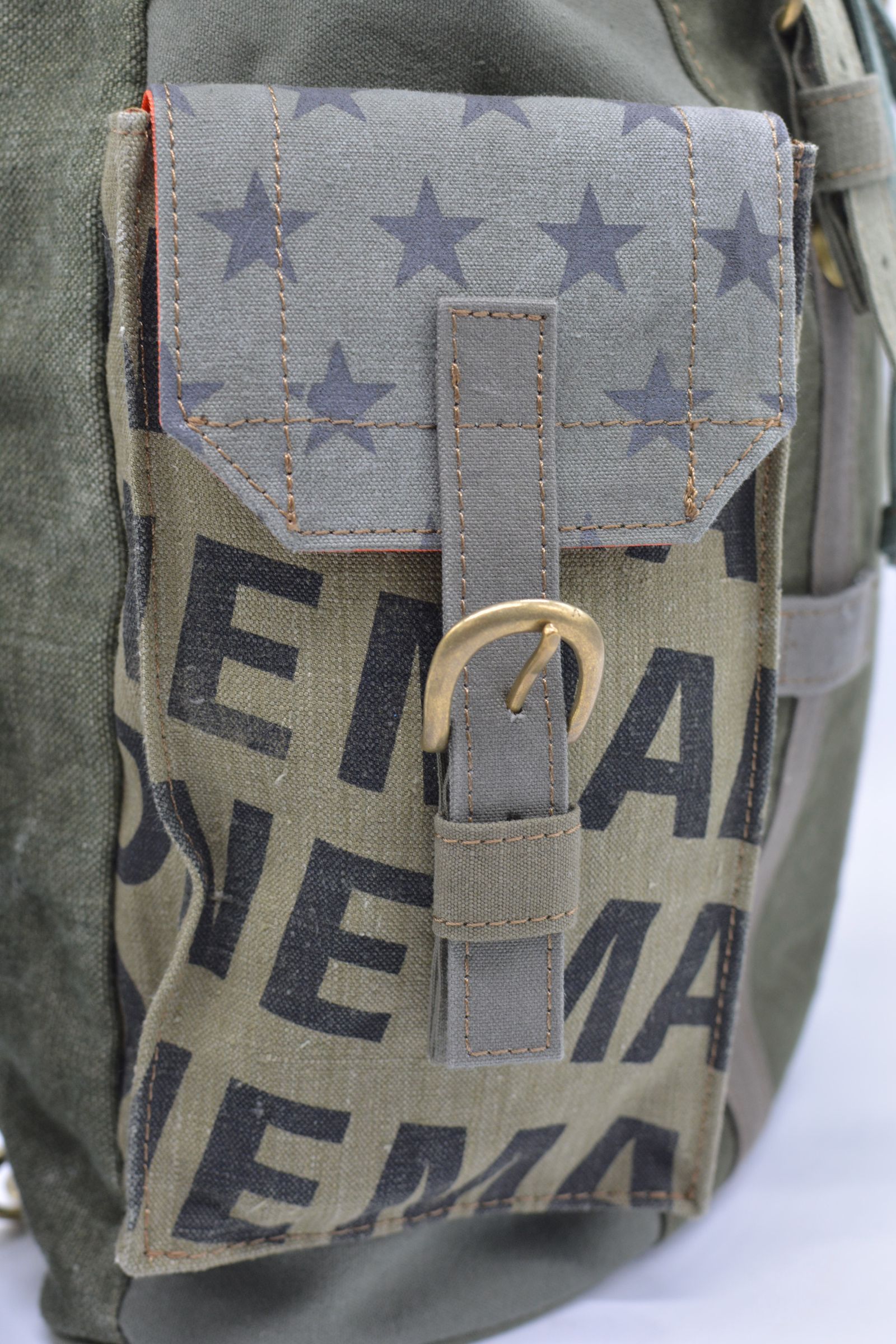 ONEMADE REBUILD LINE / ONE-684 RUCK SACK  / ヴィンテージ / HAND MADE / アートブランド / フランスダッフルバッグ解体