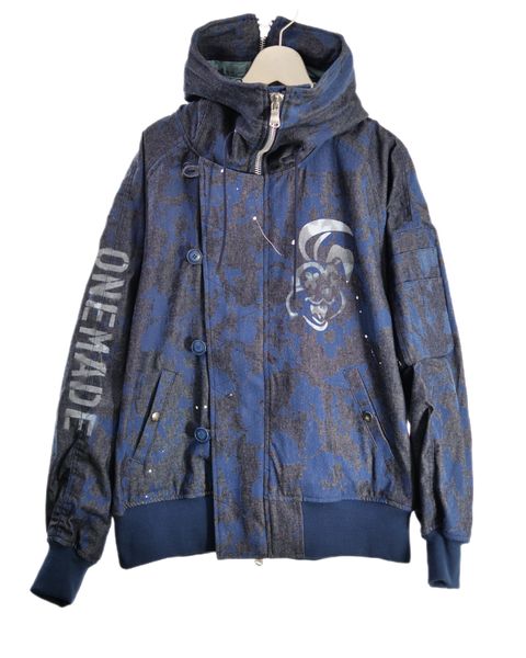 【画家が手がけるブランド】ONEMADE N2B ジャケット / デニム素材 / Art Fashion / ハンドメイド / アート /