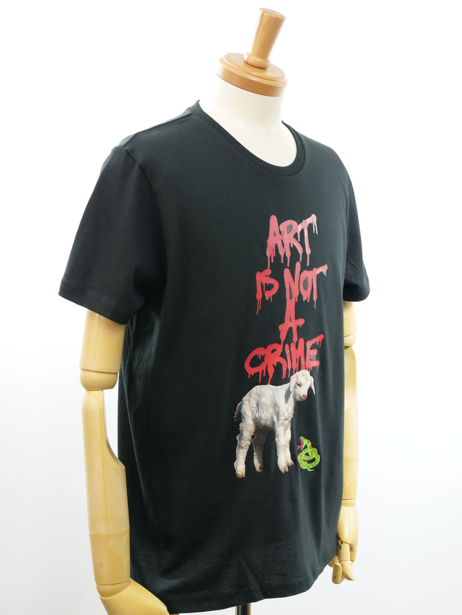 【現代作家が手がける】芸能人着用ブランド /  Art T-shirt /MX-1221/ Black / 黒 /