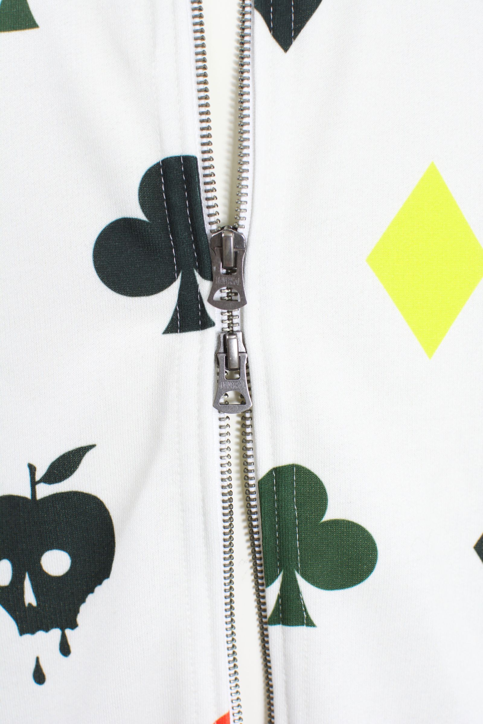 MX-1117 PARKA WHITE  /  ZIPパーカー / MADE IN JAPAN/