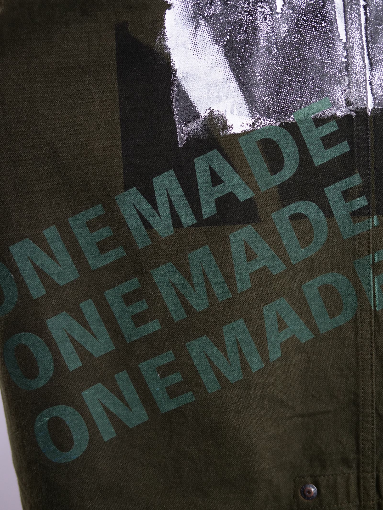 【世界で一枚だけ】 MODSCOAT / UNISEX / ユニセックス / ヴィンテージカーキ / ハンドメイド / タイダイ染め / 手染めモッズコート / HAND MADE / アートブランド