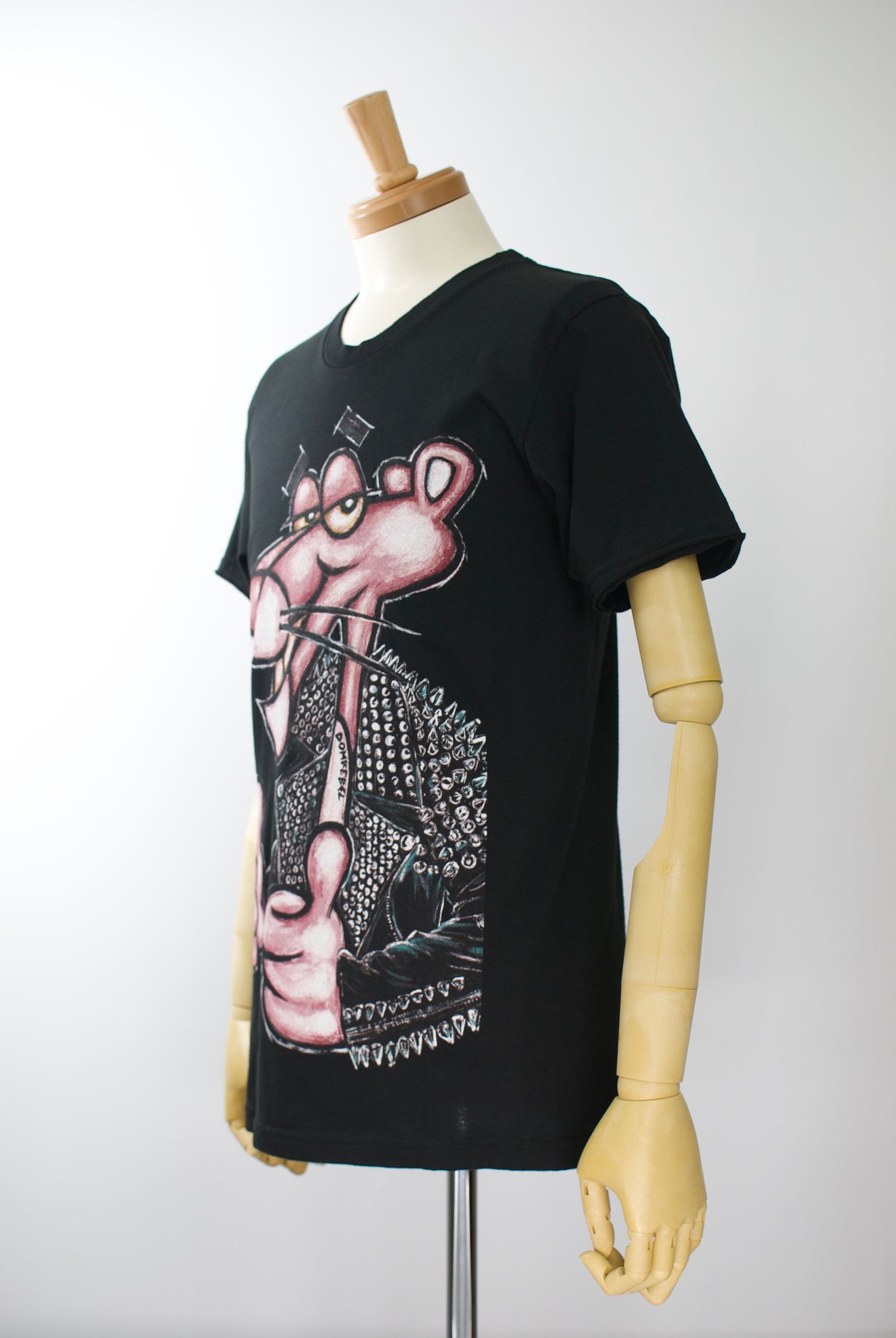 MINOU TSHIRT / BLACK /カナダ発 / USA産コットン /日本未発売 /キャラクター/ロック