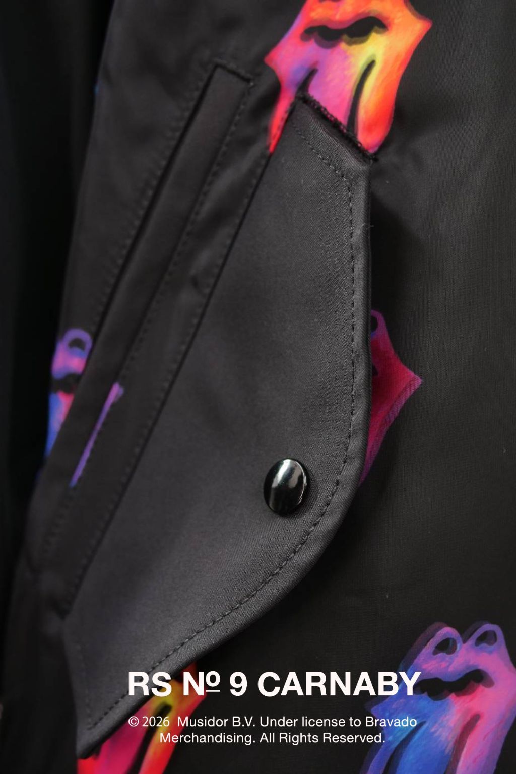 【The Rolling Stones】 RS No.9 CARNABYコラボレーション / TR-143 BLACK / REVERSIBLE 3D MA1 /