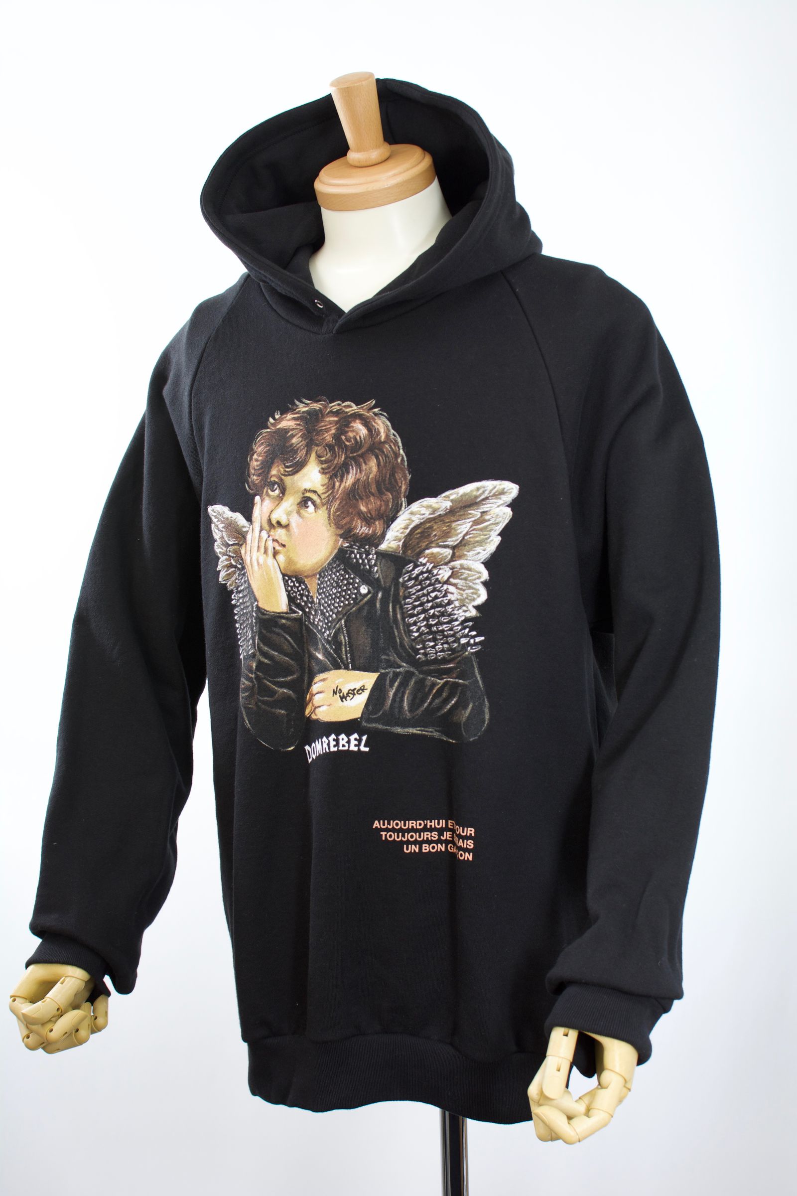 REBEL PULLOVER / BLACK / プルオーバー/ パーカー / カナダ発 / USA産コットン /日本未発売