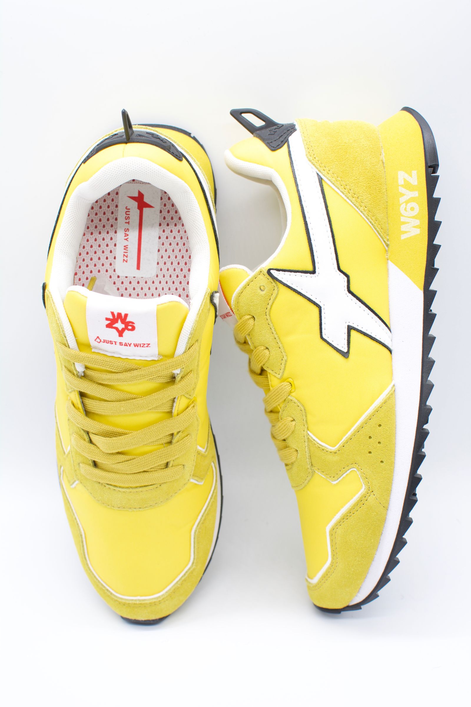 JET-M /YELLOW / ローカットスニーカー「スウェード×ナイロン×レザーの異素材コンビネーション」