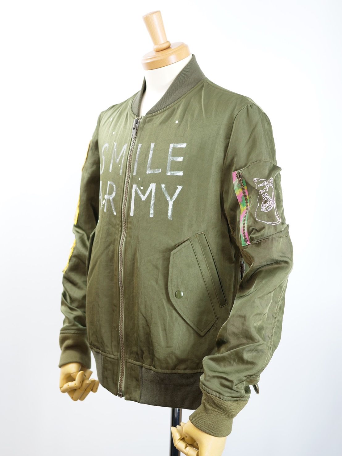 ONE-778B SPECIAL MA1 /  Reversible / リバーシブル / 2WAY Jacket / ハンドメイド / アート