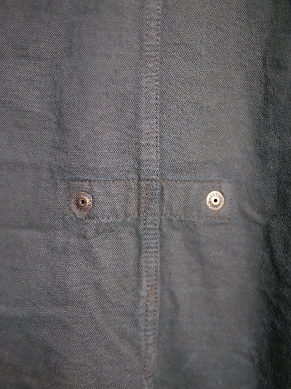 【ハンドメイドブランド】 MODS COAT FUR / ファー付きモッズコート /後染めカーキ /  M-65 M-51 フィールドパーカー / COTTON 100% コットン /  ユニセックス