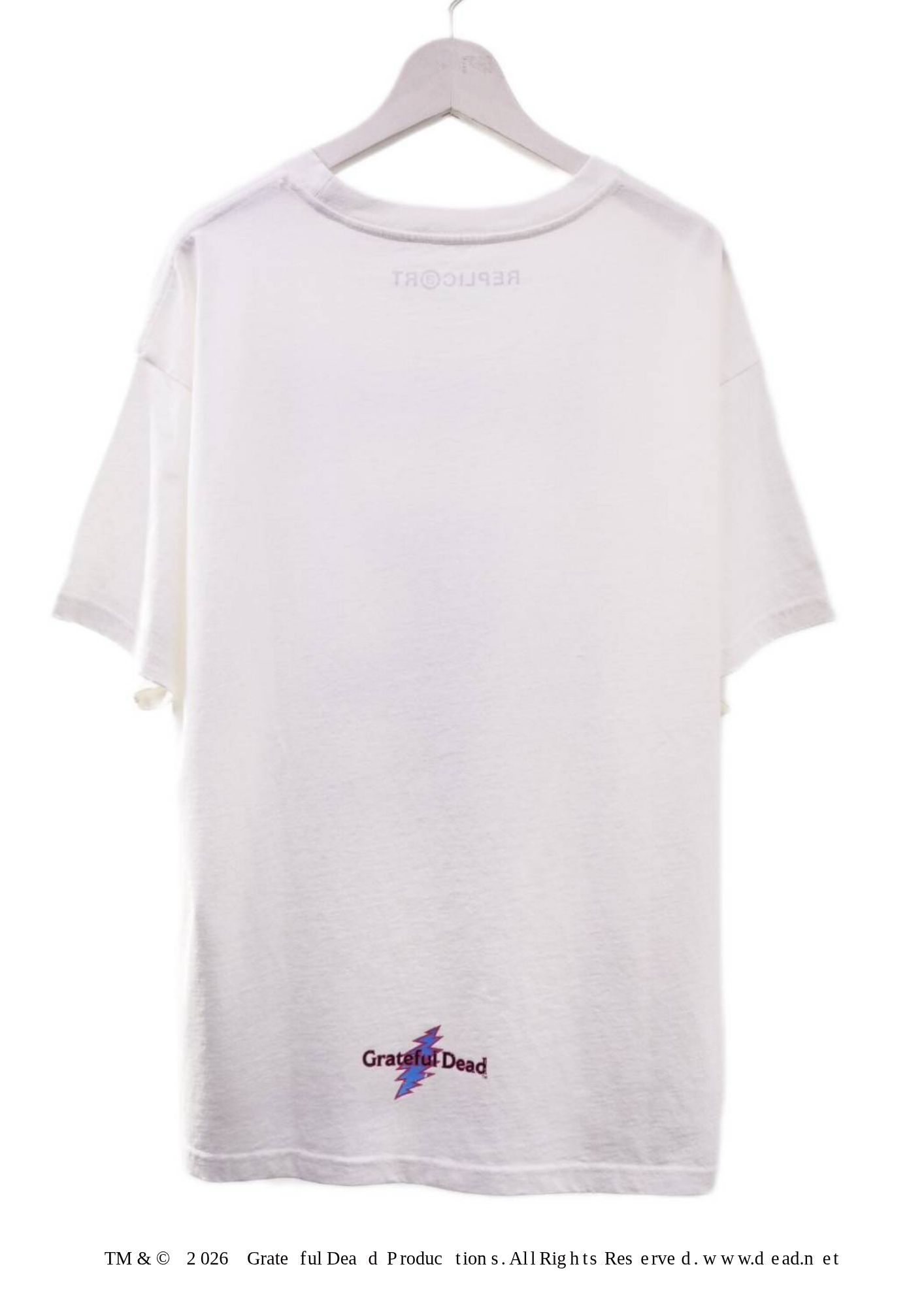 【グレイトフルデッド】 RP-GD-001 / Grateful Dead Tシャツ / WHITE / ユニセックス
