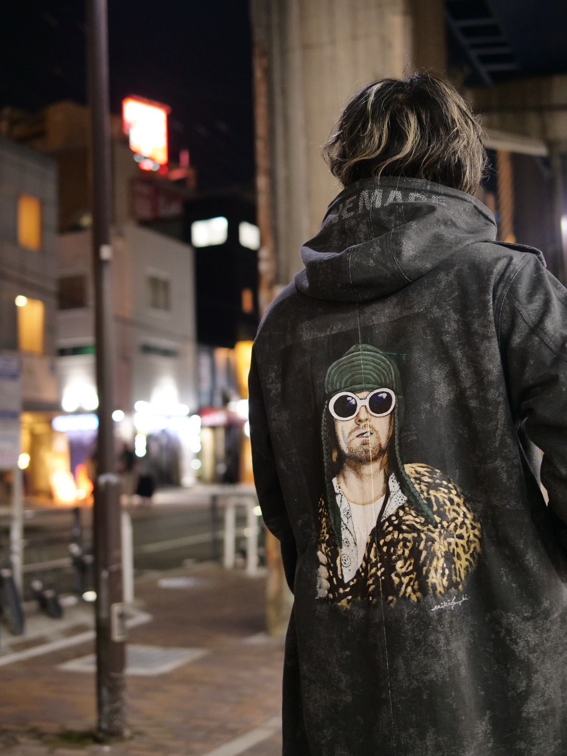 【別注 モッズコート】PARKA SHELL M-1951 / M-51 / Black Denim アウター / UNISEX / カートコバーンデザイン