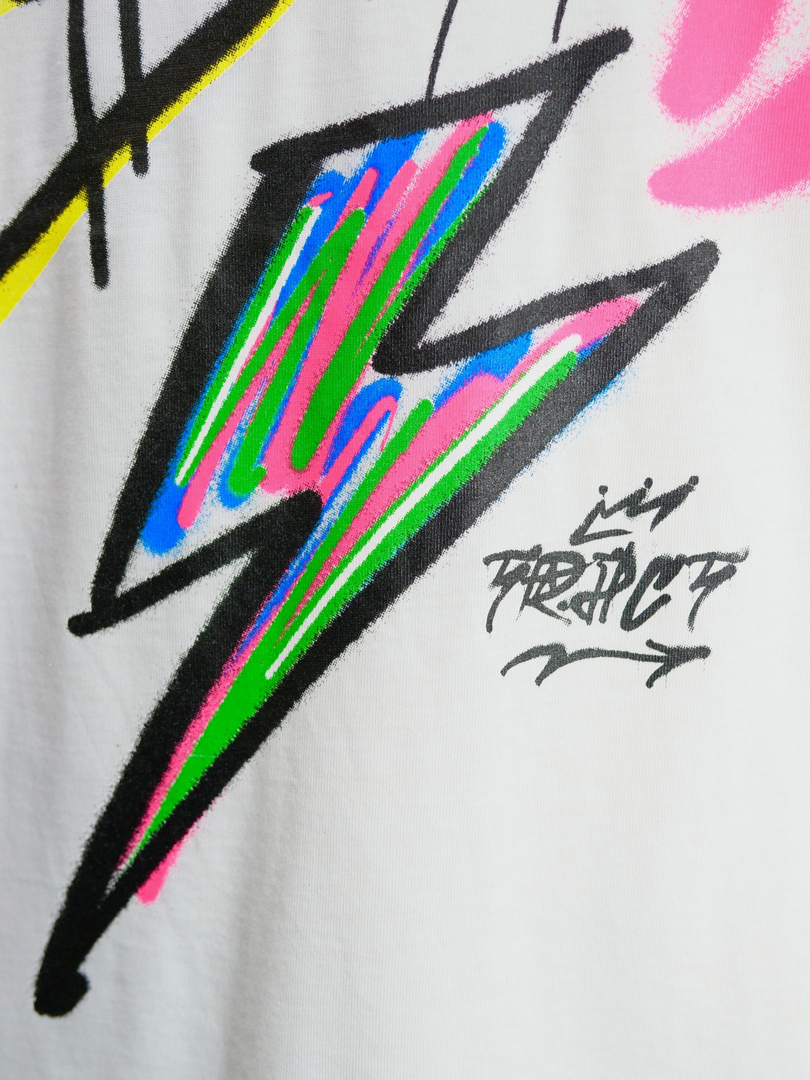 【イタリアのアートブランド】WONDERFUL LIFE /  Tシャツ / WHITE /  TR213M / AIR BRUSH  / MADE IN ITALY