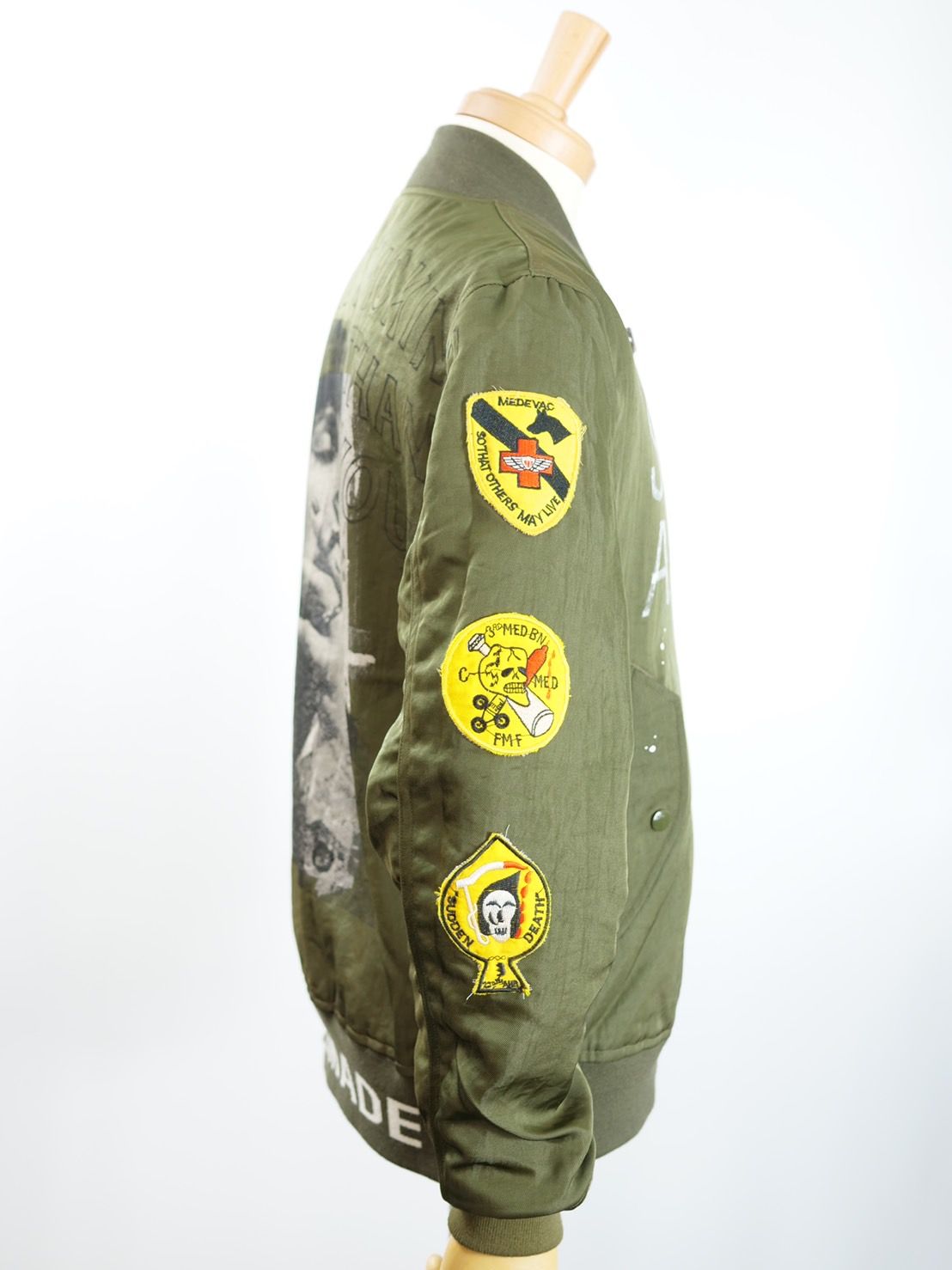 ONE-778B SPECIAL MA1 /  Reversible / リバーシブル / 2WAY Jacket / ハンドメイド / アート