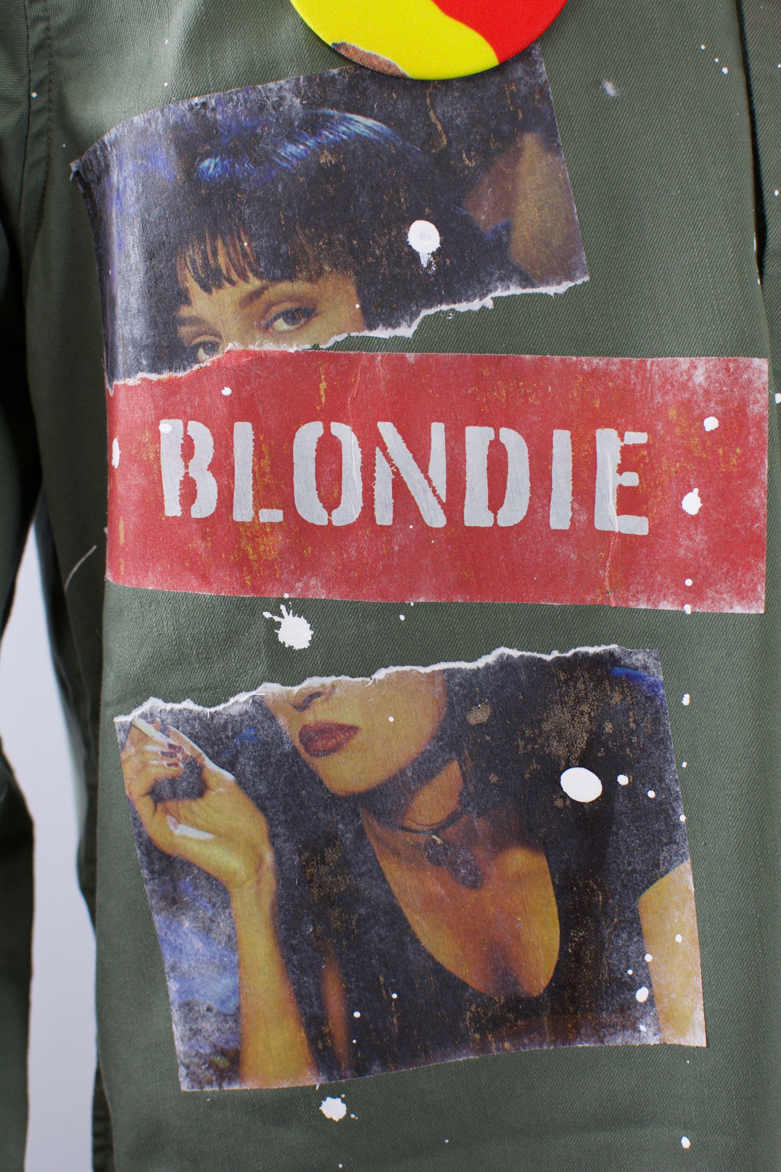 ONE-512 Long Military Shirt / ミリタリーシャツ / Hand Made / ハンドメイド / Dog / ハンドペイント