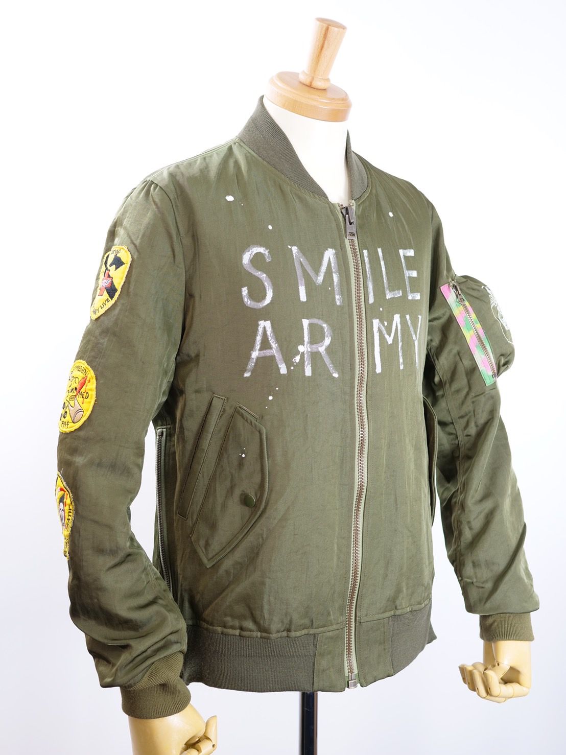 ONE-778B SPECIAL MA1 /  Reversible / リバーシブル / 2WAY Jacket / ハンドメイド / アート
