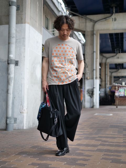 Aラインを強調した大人のコーディネート