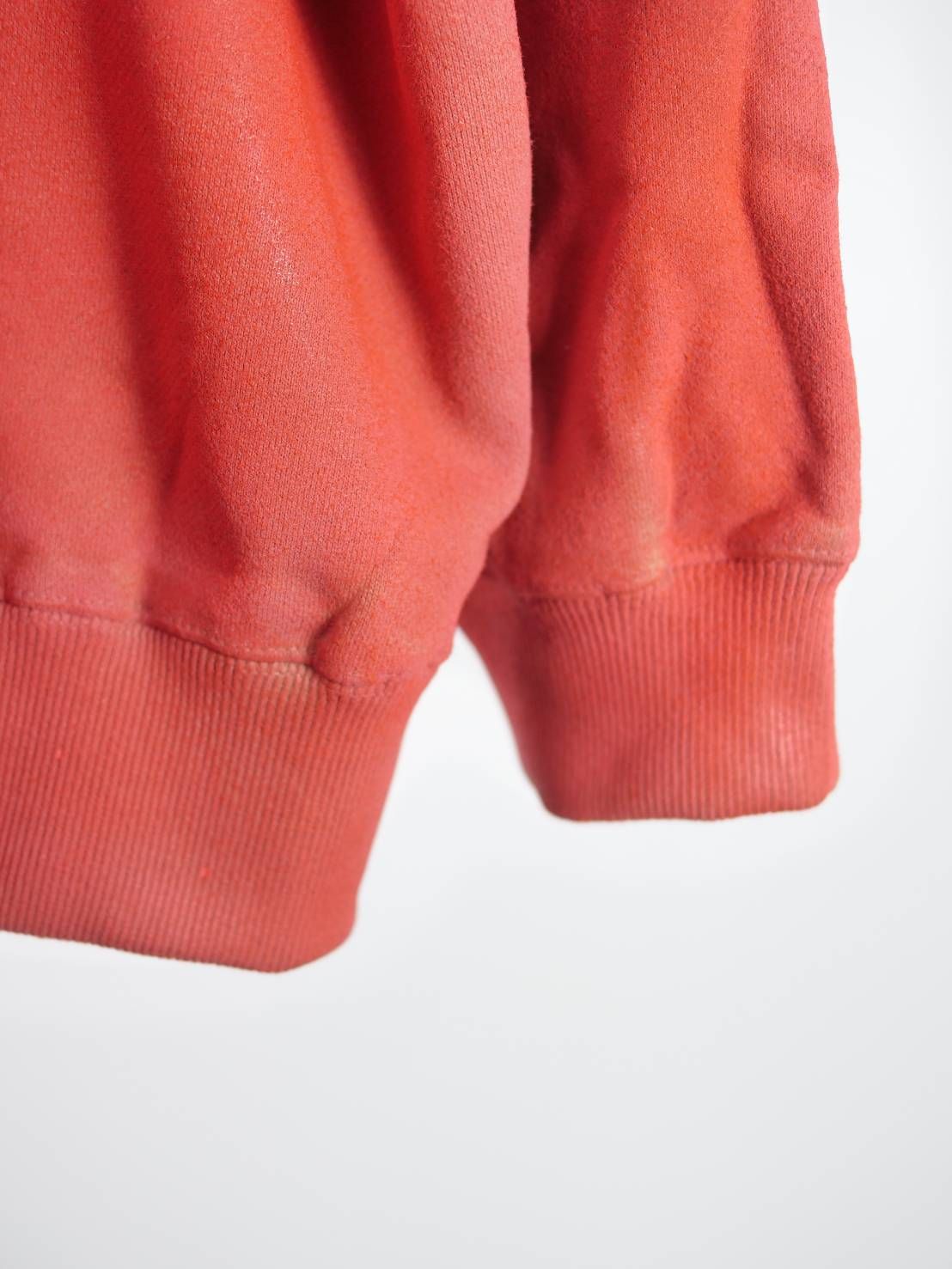 【スプレー染めトレーナー】オーバーサイズ / RED / フレンチフレンチテリー / UNISEX /  アートブランド / ハンドメイド / 日本製
