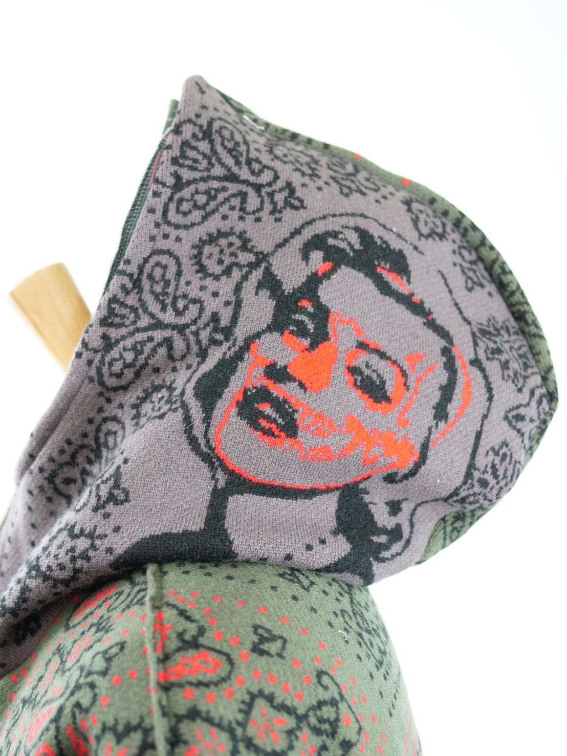 【異素材を組み合わせた逸品】ONE-1009 / HOODED BLOUSON / レイヤードZIPパーカー