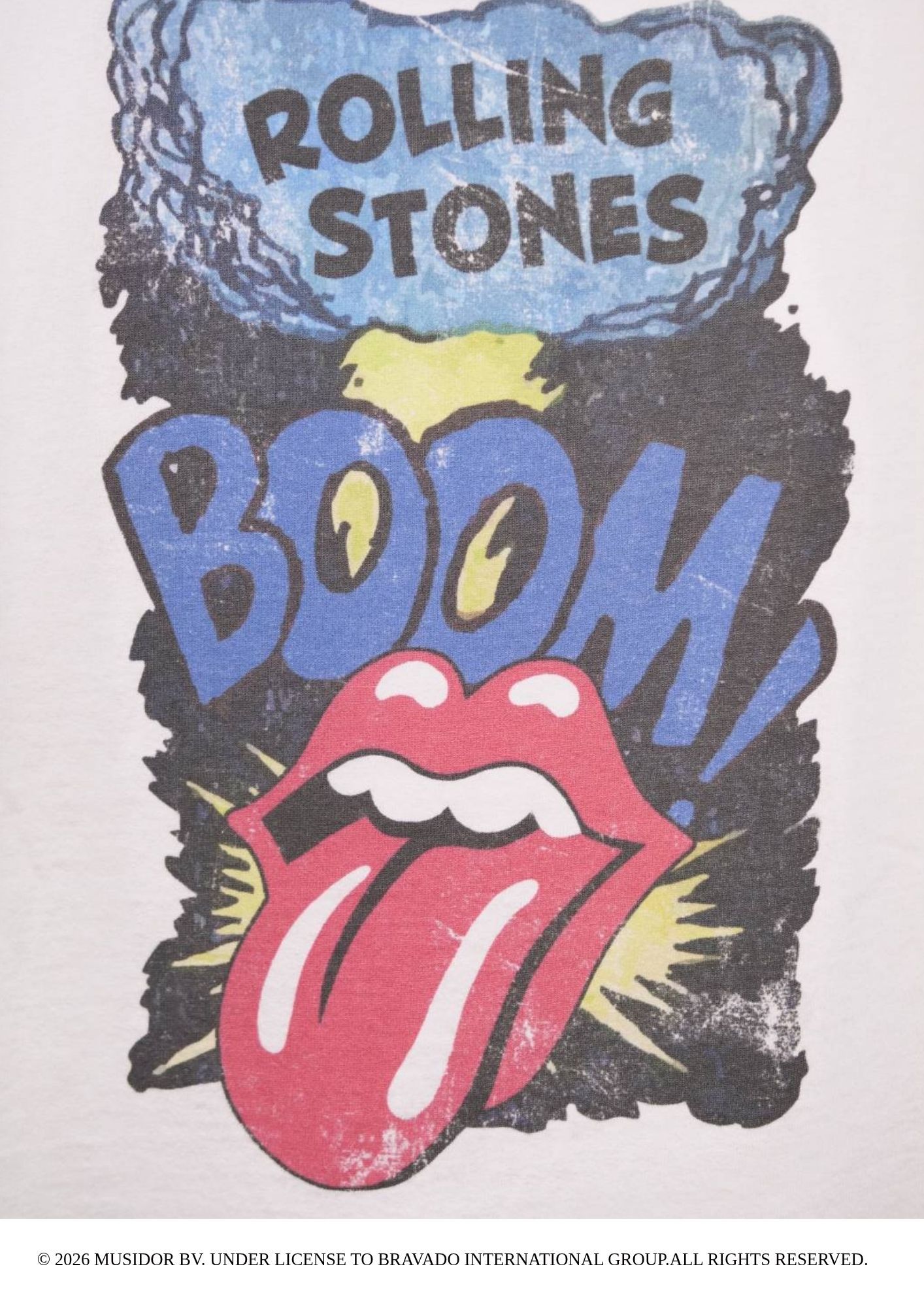 【ローリングストーンズ】 RP-RS-003 / The Rolling Stone Tシャツ / WHITE / ユニセックス