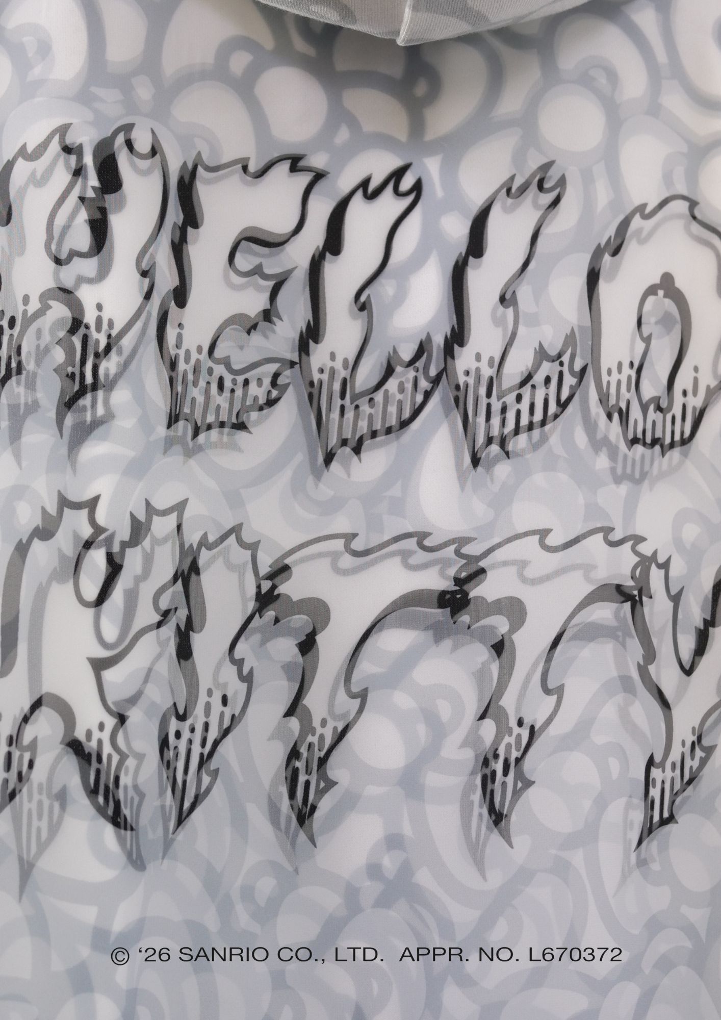【HELLO KITTY×TRIPPY MIKIO ART】 TR-162 / ZIPパーカー / サンリオ / WHITE / ユニセックス